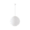 Weisse Farbe | Pendelleuchte LED EIN/AUS | TRIPLEX OPAL mundgeblasener Glasschirm | Stabpe