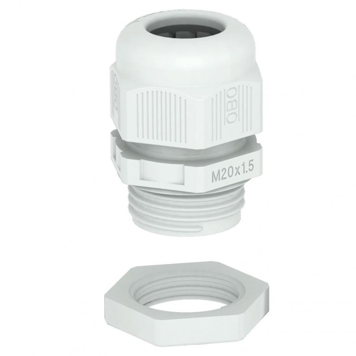 SPID PRO, Kabelverschraubung mit Gegenmutter M20