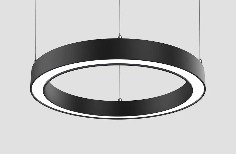 OLA Ringleuchte D900 × B65 × H82 mm, 68 W, 115 lm/W, DALI-2 dimmbar, IP20