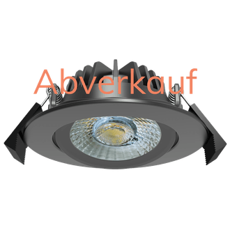 Perfy, Einbauspot, Ø90mm, schwarz, 600-800lm, 3000K - 0