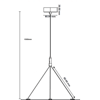 Seilpendel-Kit für CLEOS PRO 420 mm - 1