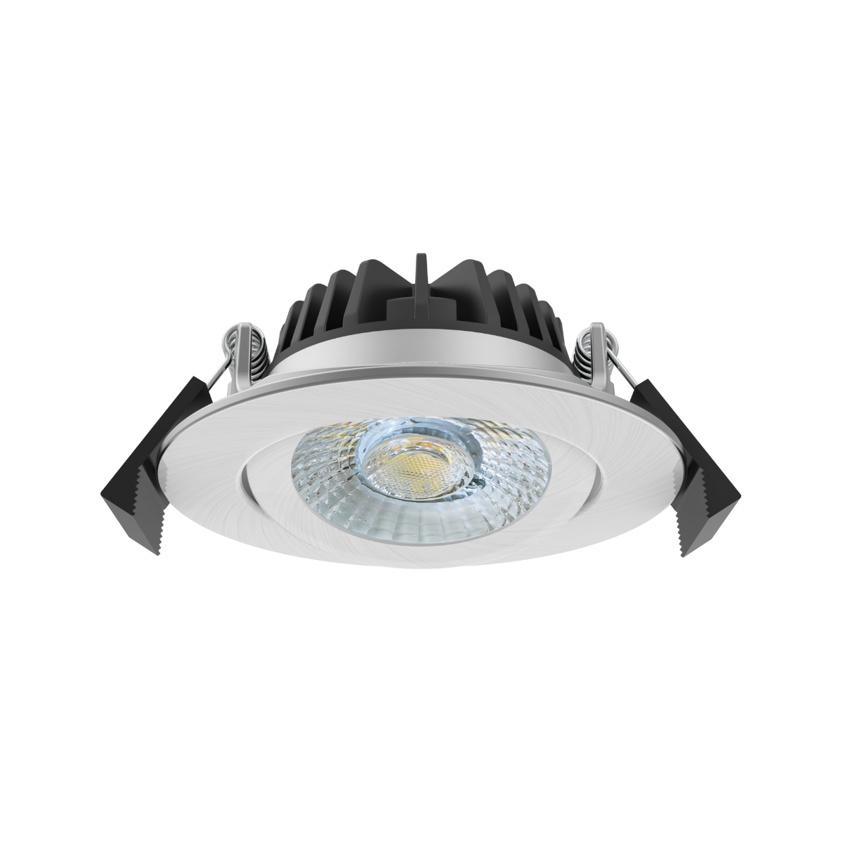 Perfy 75, Einbauspot, Ø93mm, 1150lm, Phasenabschnitt, Kristalllinse, Gebürstet