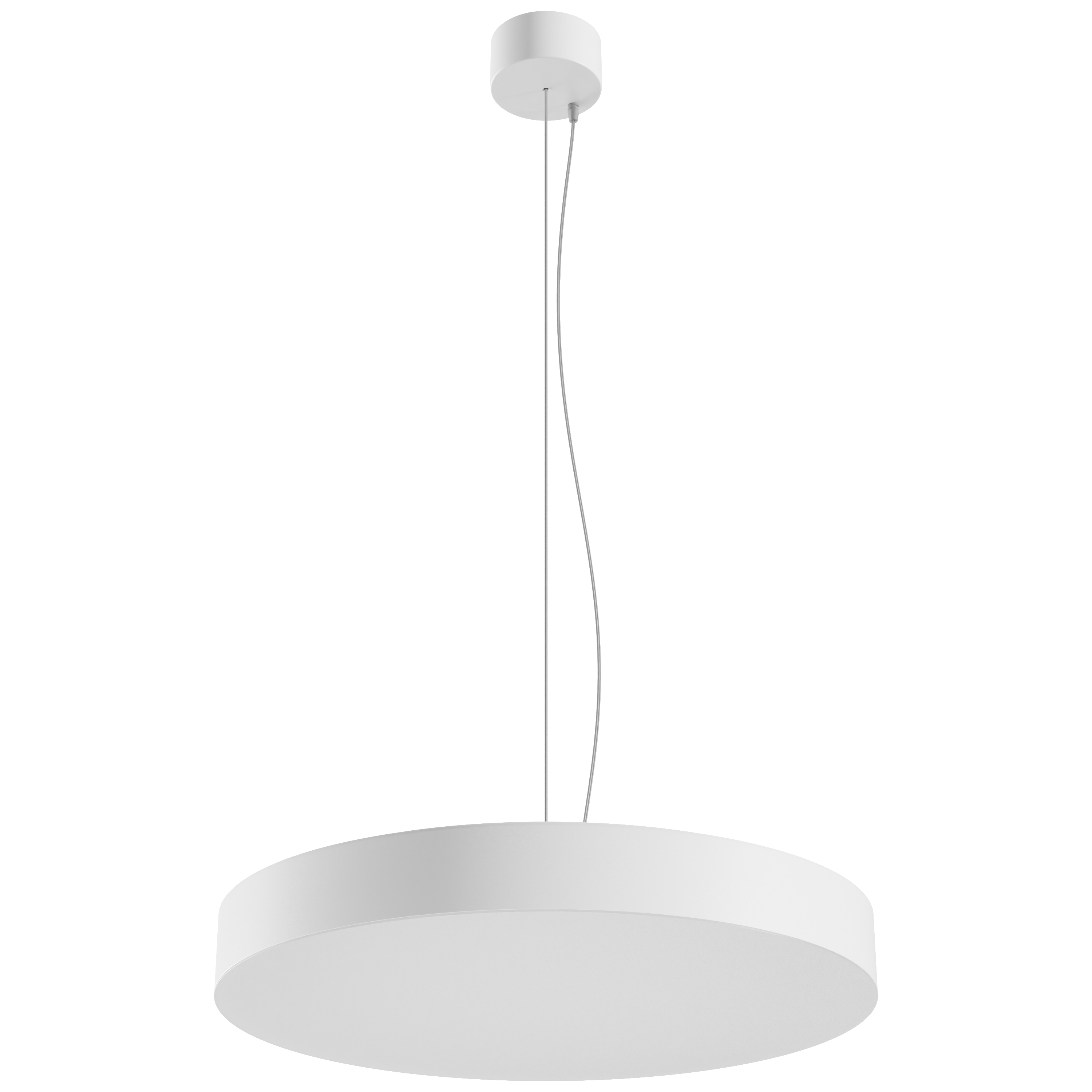 VOL Seilpendel 1500mm à 3 Stk. mit Baldachin D=110x55mm Weiss